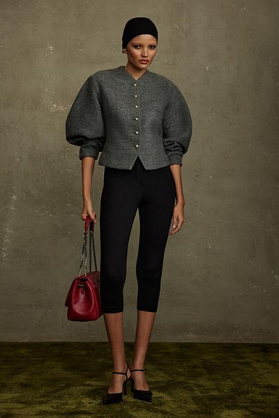 Suud Collection Smoked Gigi Waist Seated Jacket
