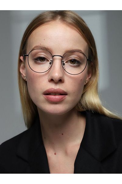 LOOKUP Blue Light Protection Glasses Optical Compatible Can Change Glasses Harry Potter Unisex Black Transparent Glass