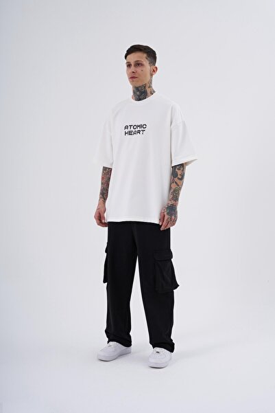 Machinist Ανδρικό μπλουζάκι εκρού με στάμπα Atomic Heart