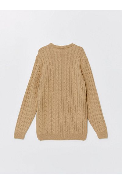 LC Waikiki Crew Neck Long Sleeve Men's Knitwear Sweater