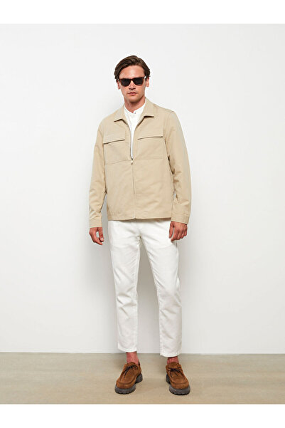 LC Waikiki Beige Standard Fit Men's Blazer Jacket