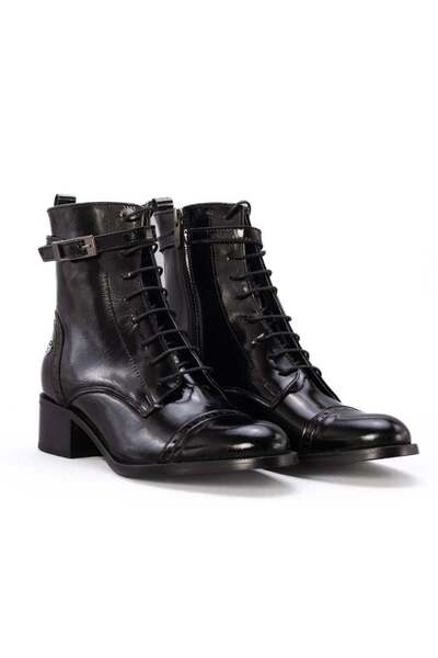 Gusse Shahhar Women's Genuine Patent Leather Boots 39116-3