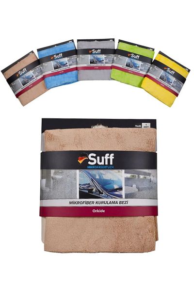 Suff Orchid Microfiber Drying Cloth - Auto Cloth (70X50Cm) 1 Pcs