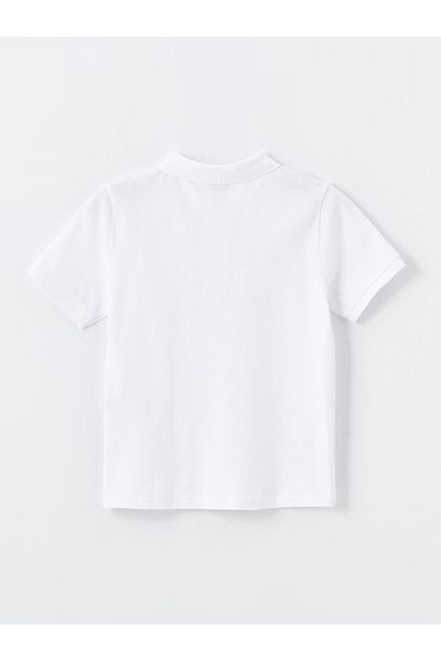 LC Waikiki Νέα σεζόν Polo Collar Short Sleeve Basic Boy's Tisort - W41086Z4