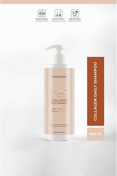 Native Base Collagen Daily Shampoo 500 ml