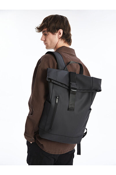 LC Waikiki Sparkling Choices from Shining Store | Leather Look Men's Backpack