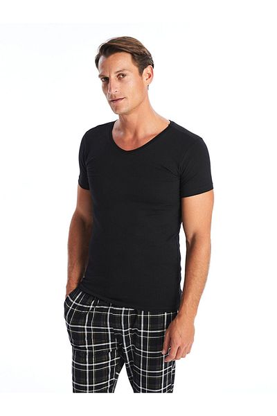 LC Waikiki Lw - V-Neck Short Sleeve Men's Tank Top