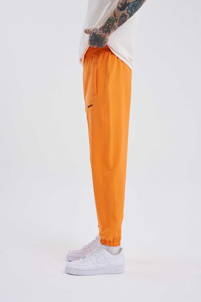 Machinist Ανδρικό Solid Basic Relaxed Jogger Orange Sweatpants