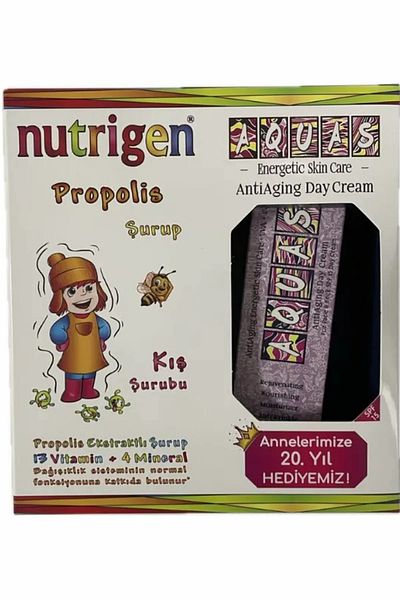 Nutrigen Propolis Syrup 200 ml + Aquas Antiaging Day Cream Gift Package
