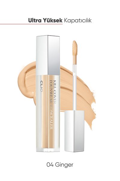 CLIO Concealer Clio Kill Cover Founwear Concealer with Intense Coverage (4 Ginger)