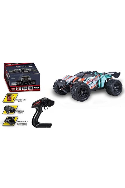 TRUST STORE ELEKTRİKLİ RC 1:16 ÖLÇEK SERVO MOTOR SÜSPANSİYONLU ARAZİ ARACI SPOR ARAÇ 45 KM HIZ RC ARAÇ