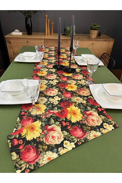Angels' Collection Floral Runner - 40 X 140 cm
