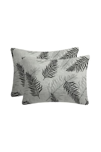 Lief Home Ranforce Fabric Hidden Zippered Pillow Case 50X70 (2 Pieces)