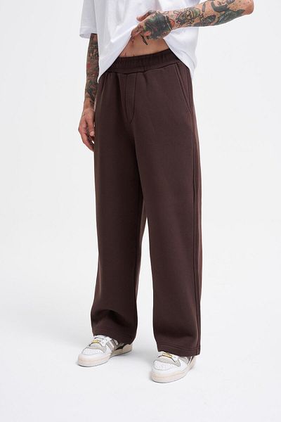 Machinist Men's Baggy Oversize Brown Sweatpants