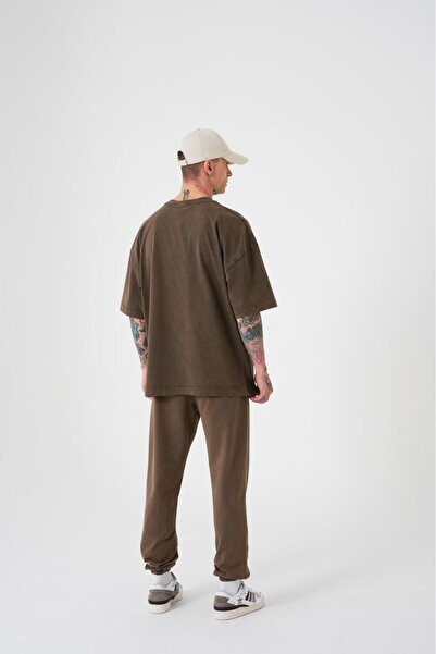 Machinist Уошинг Казуал Овърсайз Оук Кофе