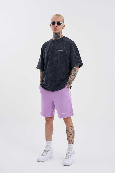 Machinist Ανδρικό πολυτελές Basic Washed Relaxed Lilac σορτς