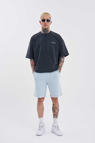 Machinist Ανδρικό Luxury Basic Washed Relaxed Mint σορτς