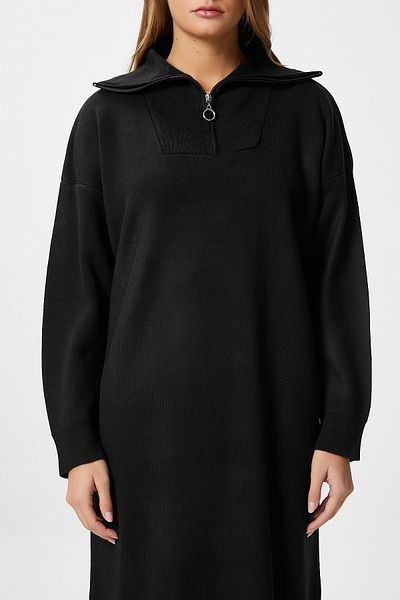 Ritnice Rochie de damă Magie Polo, cu fermoar, lungă, neagră