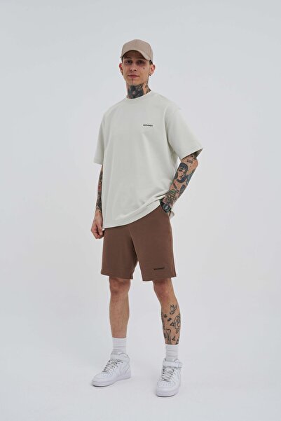 Machinist Ανδρικό Basic Relaxed καφέ σορτς