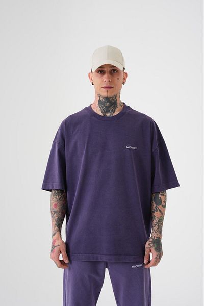 Machinist Washing Casual Oversize Viola