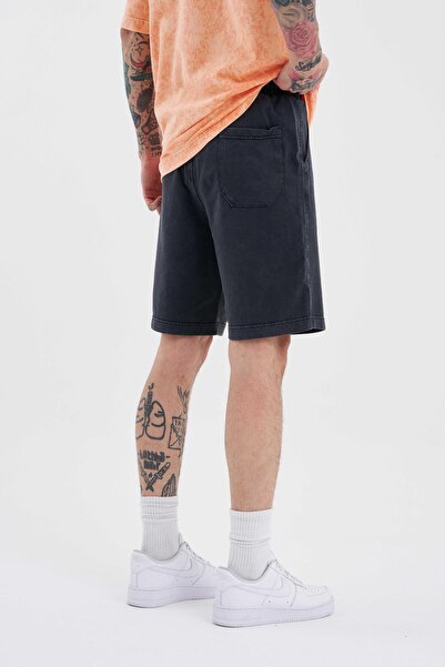 Machinist Чоловічі розкішні базові шорти Relaxed антрацитового кольору, що підлягають пранню