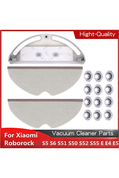 Choice 15PCS Mop Cloths Water Tank Compatible with For Xiaomi Roborock S6 Pure S5 S6 S51 S50 S52 S55 E25 E3