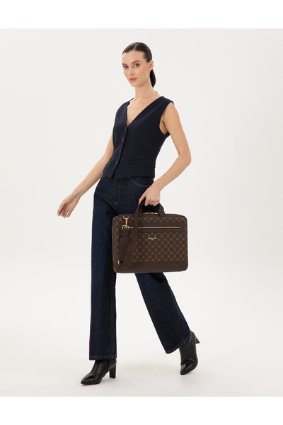 Pierre Cardin Καφέ Χαρτοφύλακας 50296248-VR029