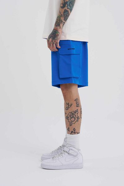 Machinist Ανδρικό σορτς Cargo Pocket Basic Relaxed γαλάζιο
