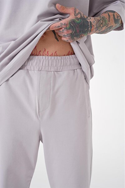 Machinist Ανδρικό Premium Pocket Basic Relaxed βαμβακερό ανοιχτό γκρι σορτς