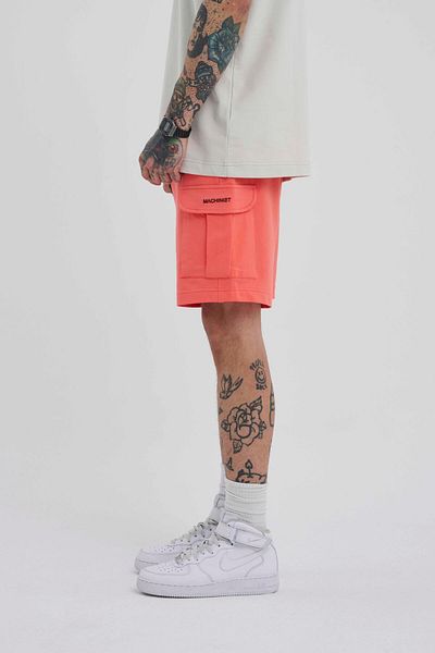 Machinist Ανδρικό σορτς Cargo Pocket Basic Relaxed Pink