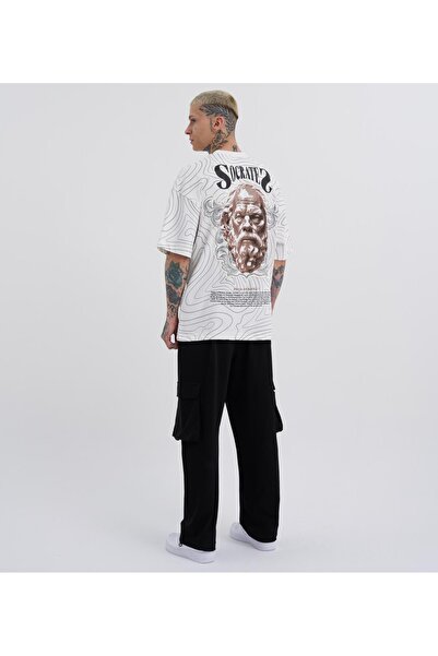 Machinist Men's Premium Socrates Oversize T-Shirt Ecru