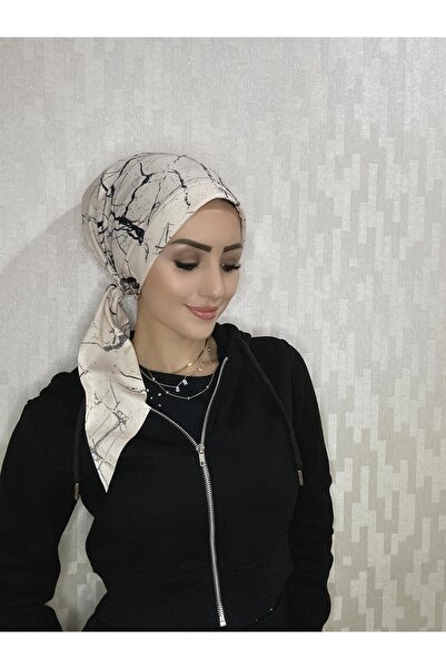 OykumBone Women Saw Patterned Scarf Shal