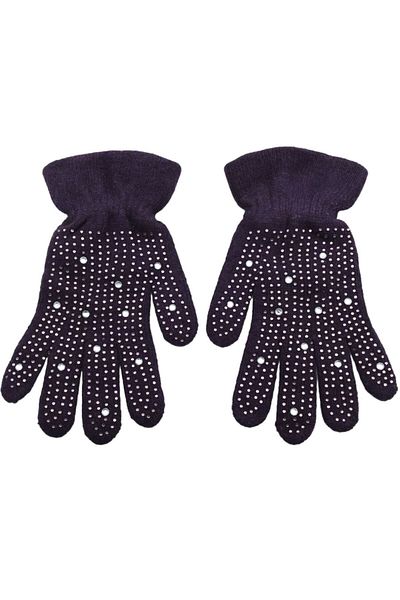 AXE SPORTSWEAR Mănuși de iarnă din tricotaje moi Stone Gloves - Brodate cu piatră și lână