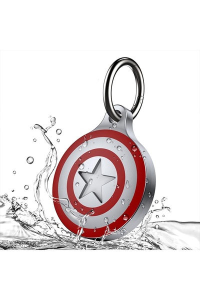 Choice For Apple Airtags Grey For Airtag Case IPX8 Waterproof Keychain for Ap...