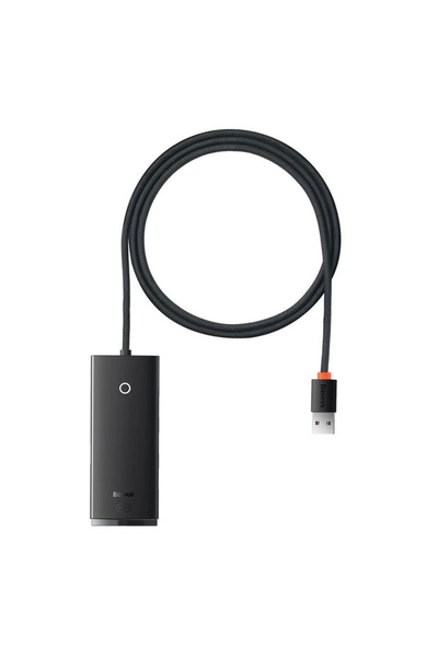 Baseus Lıte Sıyah 4ın1 100 Cm Usb-a Hub Çıkış: Usb X4 Type-c X1 Giriş:usb Wkq...