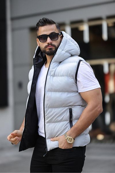 FASHION Waterproof Hooded Inner Pocket Vest