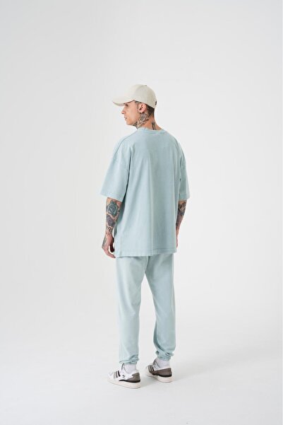 Machinist Ανδρικό μπλουζάκι από βαμβακερό υπερμεγέθη Ether