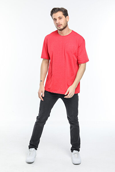 Superlife Men's Crew Neck Oversize Fit T-Shirt Spr21y30