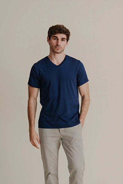 Superlife Men's V-Neck T-shirt SPR24TS40