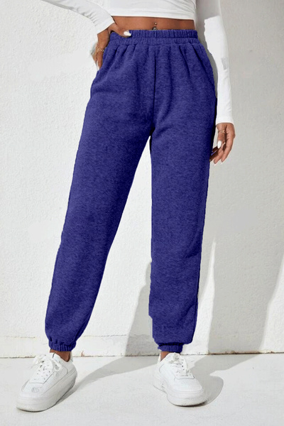 Superlife Γυναικείο ελαστικό παντελόνι με λεπτή μέση και πόδια SPR24EAK82