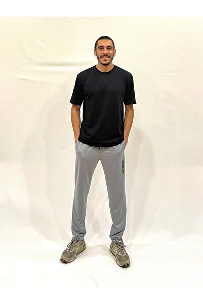 Superlife Ανδρικό παντελόνι με κανονική εφαρμογή Broklyn Printed Thin Sweat Spr 203