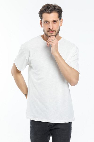 Superlife Ανδρικό T-Shirt με λαιμόκοψη υπερμεγέθης Spr21y30