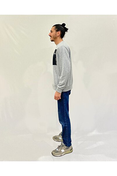 Superlife Men's Crew Neck Comfortable Fit 3 Thread Thick W.Brooklyn Printed Sweatshirt Spr24Sw31