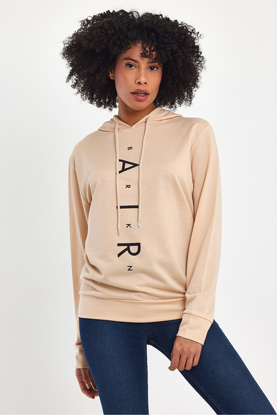 Superlife Γυναικείο φούτερ με κουκούλα Superlife με στάμπα AR SPR22SWk162