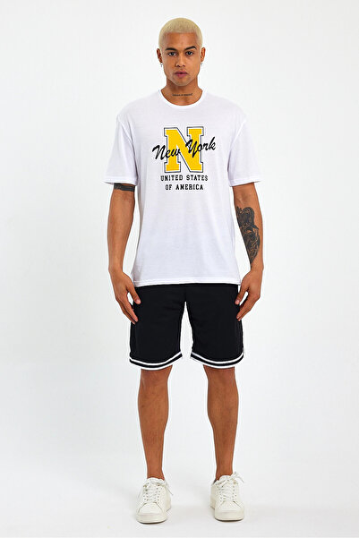 Superlife Men's Crew Neck Regular Fit N Printed T-Shirt Spr22ts113