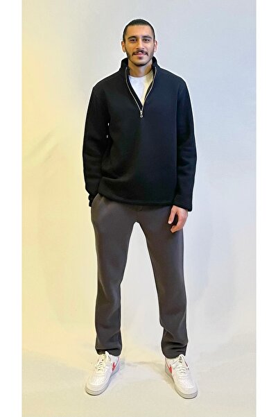 Superlife Superlife Men's Fleece 3 Thread Thick Sweatpants Spr24Ea75