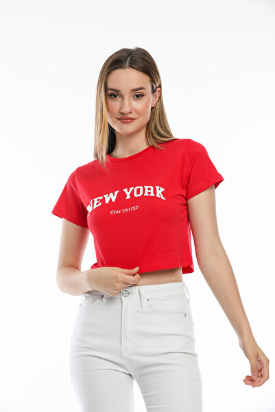 Superlife Γυναικείο T-Shirt New York Printed Spr21y15