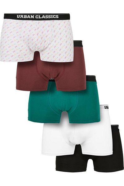 Urban Classics Herren Boxer Shorts 5-pack