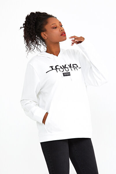 Superlife Hanorac subțire imprimat Tokyo, cu glugă, de damă, cu culoare normală Spr22swk164