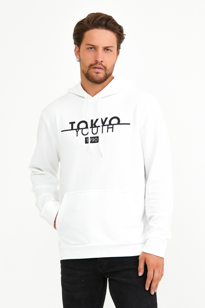 Superlife Ανδρικό φούτερ με κουκούλα Superlife Tokyo με στάμπα